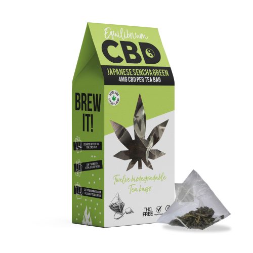 Sencha Green CBD Tea Bag